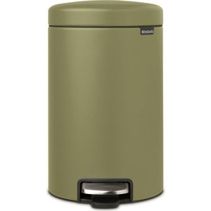 Brabantia NewIcon Prullenbak - 12 liter - Mineral Calm Green