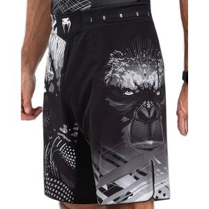 Venum Gorilla Jungle Fight Shorts Zwart Wit - S