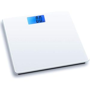 Digitale Weegschaal voor Lichaamsgewicht - 180KG Capaciteit met Verlicht Display - 28x28cm
