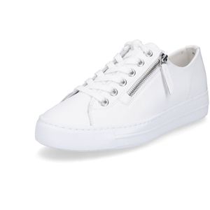 Paul Green - Damesschoenen - Wit - Echt Leer - Veters en Ritssluiting