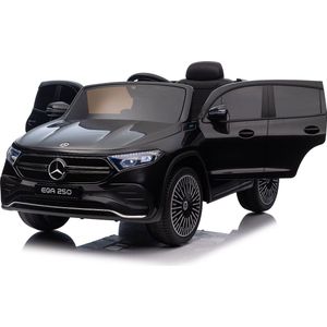 Mercedes EQA - Elektrische kinderauto - 12V Accu Auto - Voor Jongens en Meisjes - Afstandsbediening - Zwart
