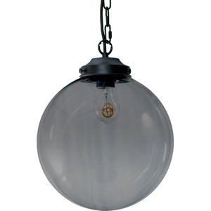 Metz Smoke Glazen Design Hanglamp - ⌀30x32cm - Zwart