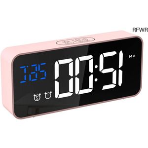 RFWR® Digitale Wekker met Temperatuur, 2 Alarmen en Stemactivering – Perfect voor Kinderen en Volwassenen