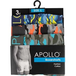 Apollo - Boxershort - Multicolor - 3 Stuks - Heren - Katoen