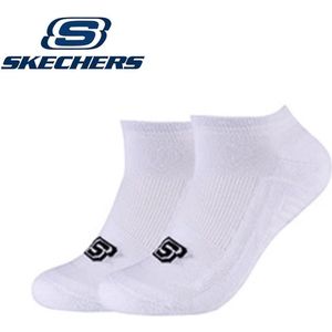 Skechers - Sneakersokken - Heren / Dames - Badstof - Arch support - wit - 39-42