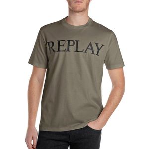 Replay - M3099 .000.2660 - T-shirt - Zwart - Katoen