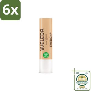 WELEDA - Lippenbalsem Everon - Bescherming tegen kou & wind - SPF 4 - Voordeelverpakking - 6 stuks - Bescherming tegen kou - Bescherming tegen wind