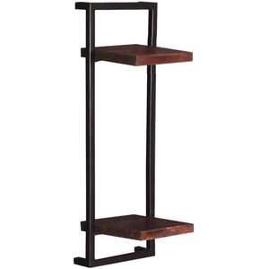 Wandrek Selenga 25x75x25 cm Selenga Bruin - Zwart - Breedte 25 cm - Hoogte 75 cm - Diepte 25 cm