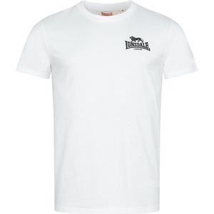 Lonsdale - Blairmore - T-shirt - Zwart/Wit - Normale Pasvorm - Doppelpack