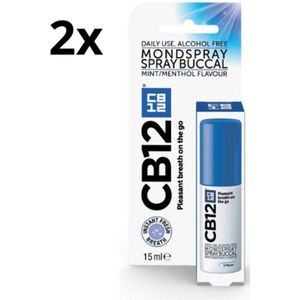 CB12 Mondspray - 2 x 15 ml - Voordeelverpakking