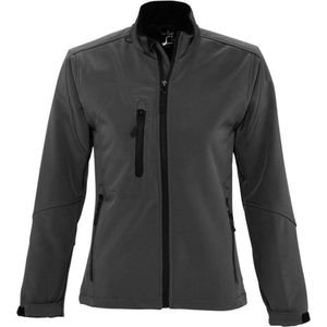 SOLS Dames/dames Roxy Soft Shell Jacket (ademend, winddicht en waterbestendig) (Houtskool)