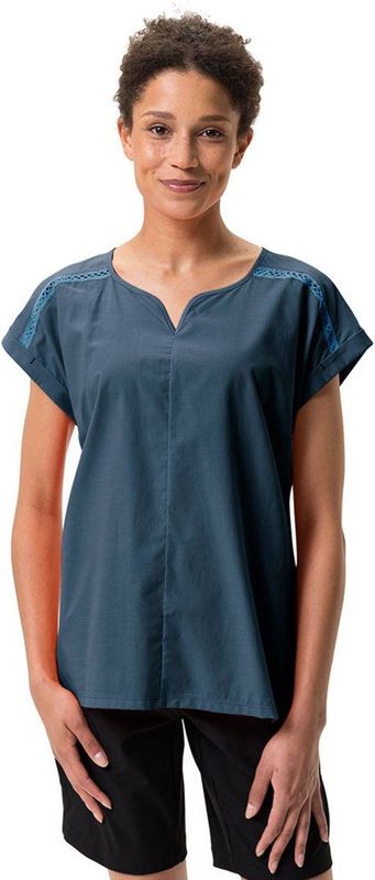 Vaude - Skomer II - T-shirt - Blauw - Korte Mouwen