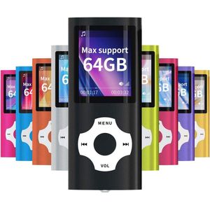 Draagbare MP3/MP4 Speler met 1,8 Inch LCD-scherm en Geheugenkaart Ondersteuning tot 128 GB