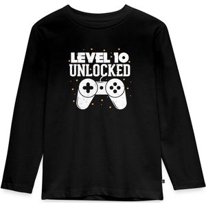Level 10 Verjaardag Premium T-Shirt Kinderen Met Lange Mouwen