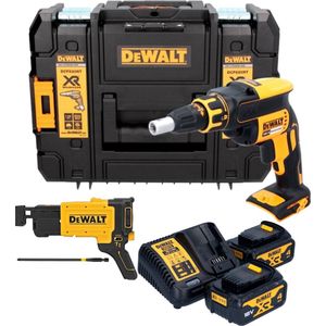 DeWalt DCF 620 M2T accu-droogbouwschroevendraaier 18 V 30 Nm borstelloos + 2x accu 4.0 Ah + lader + TSTAK