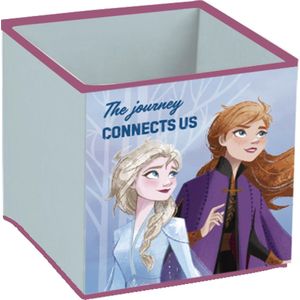 Disney Frozen 2 Opbergbox 24 Liter Polyester/katoen Blauw