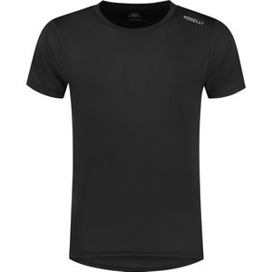 Rogelli Promo Sportshirt - Korte Mouwen - Heren - Zwart - Maat XS