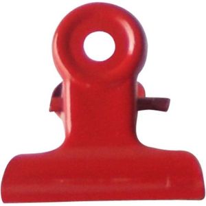 LPC Papierklem Bulldog clip rood - 19 mm -30 stuks