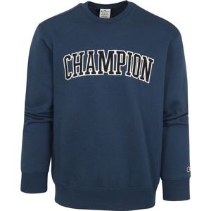 Champion Sweater Logo Navy - Maat L - Heren - Sweaters
