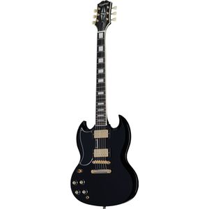 Epiphone SG Custom Lefthand Ebony - Elektrische gitaar voor linkshandigen