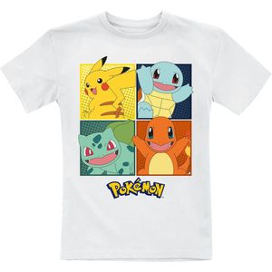 Pokémon Kids - Partner Jongens & meisjes T-shirt - wit - 104