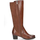 Caprice - Laarzen - Cognac - Knielaarzen - Blokhak - Ritssluiting