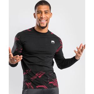 UFC Venum Authentic Fight Week 2.0 L/S Shirt Zwart Rood - XL