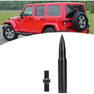 Antenne 80mm - Weerstand - Slijtvastheid - Zwarte - Jeep Wrangler Jk Unlimited 2007-2017 .