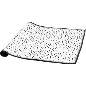 Melli Mello Tafelloper - Wit met zwarte stippen - Keukentextiel - Nora Dots