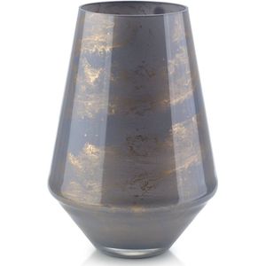 Vaas Grijs Marmer - Hoogte 26 cm