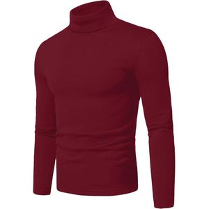 Thermische tops voor heren met lange mouwen en rolkraag - Katoenen basislaag en thermisch ondergoed