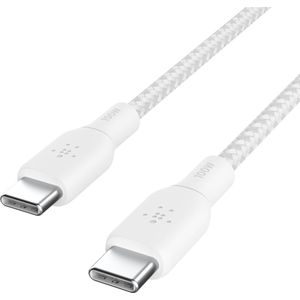 Belkin Boost Charge Braided - USB-C naar USB-C - 2m - Wit