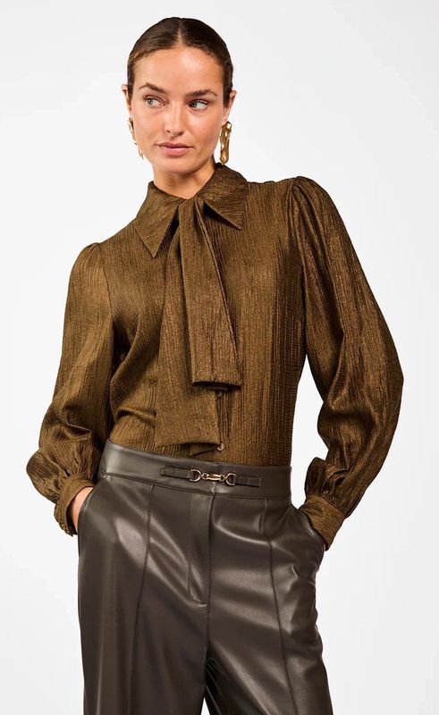 Aaiko - Veronne - Blouse - Laurel Leaf