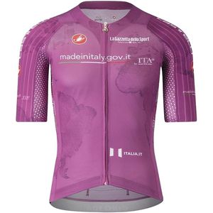 Castelli #giro108 Race 8s Korte Mouw Wielertrui Paars M Man