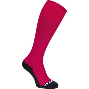 Avento Voetbalsokken - Lang Model - Basic - Fuchsia/Grijs - Maat 41/44