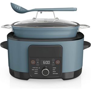 Slowcooker Met Timer - Digitale Slowcooker Met Timer - Programmeerbare Slowcooker - Hotpot - Elektrische Slowcooker - Binnenpan - Keramische Binnenpan - Timerfunctie - Warmhoudfunctie - Snelkookpan - Rijstkoker - RVS