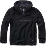 Brandit Teddyfleece Worker Pullover Black Sweater Heren