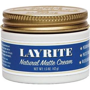 Layrite - Natural Matte Cream - Haarcrème - 42 gr.
