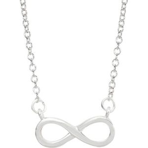 24/7 Jewelry Collection Infinity Ketting - Zilverkleurig