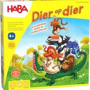 Dier op Dier - Haba Kinderspel | Geschikt voor kinderen vanaf 4 jaar | 2-4 spelers | Spelduur ca. 15 minuten