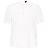 DreiMaster - Blouse - Classic Look - Tijdloos Dobby Dots-patroon