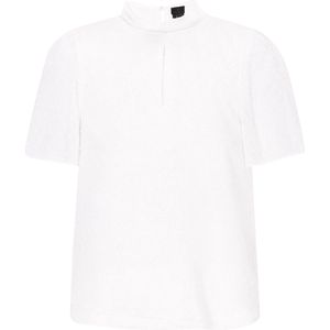 DreiMaster - Blouse - Classic Look - Tijdloos Dobby Dots-patroon