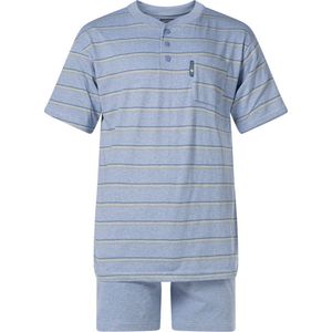 Outfitter - heren shortama 412461 - blauw - maat XXL