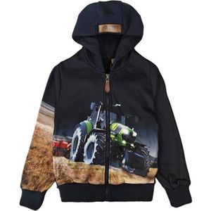 S&C vest met groene trekker - tractor - Deutz - 4Y - 98/104