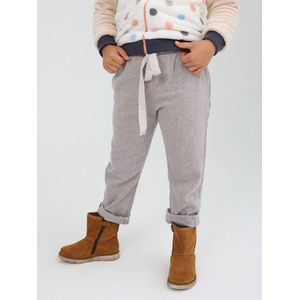 RobyKris Meisjes Broek - Katoen - Lichtbruin - Maat 110-116