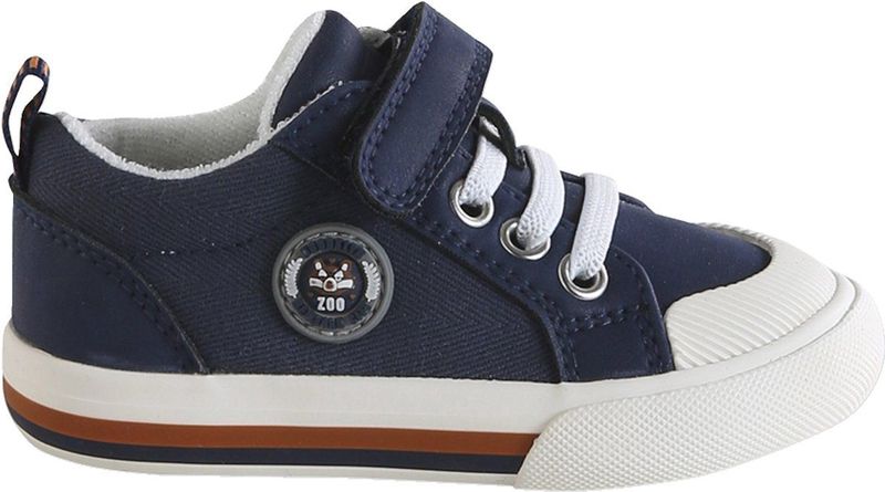 Vertbaudet - Baby Sneakers - Driekleurig - Klittenband en Veters