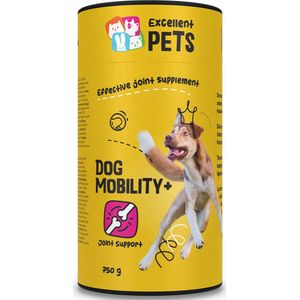 Excellent Dog Mobility Plus – Ter ondersteuning van de pezen, kraakbeen, banden en gewrichten van honden - Geschikt voor de hond - Aanvullend diervoeder - 750 gram