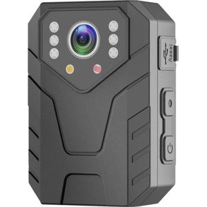 Bovista Politie Bodycam - Chest Camera - Spy Camera - Spy Cam - Verborgen Camera - Spionage Camera - Action Camera - HD