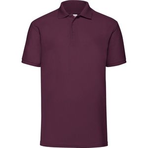 Fruit Of The Loom Kinder / Kinderen Unisex 65/35 Pique Polo Shirt (2 stuks) (Bordeaux)