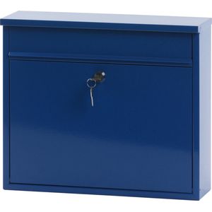 V-part - Wandbrievenbus Granadan - Galvanized steel Powder Coated - blauw